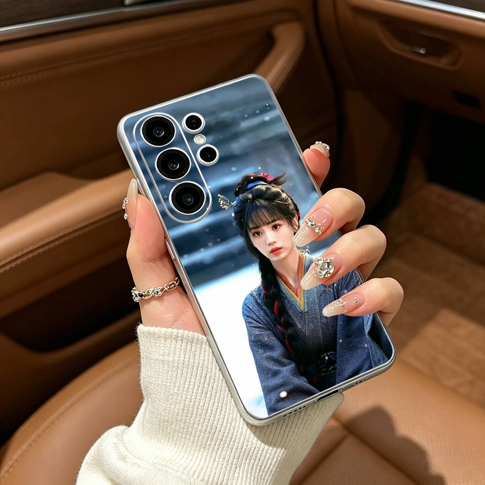 X-Xie Zheng-F-Fan Changyu  Clear Soft Silicone Phone Case forSamsung S25, S24, S21, S22, S23, S30, Ultra, S20, Plus
