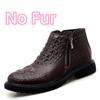 Fashion Versatile Men Boots Leather Comfort Versatile Boots Men Winter Ankle Lightweight Shoes Mens Casual Men Winter Plush Snow Boots