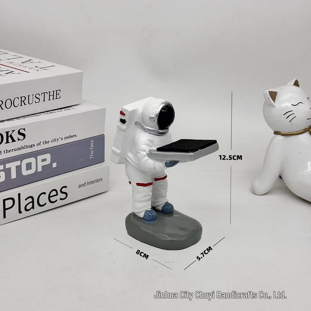 Astronaut Resin Display Stand - iWatch Holder and Tray Ornament