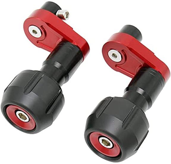 

YUANYE Слайдер рамы Защита обтекателя для Ninja 400 и Ninja Алюминиевый сплав Клейкий 250, Защита от опрокидывания (красный)