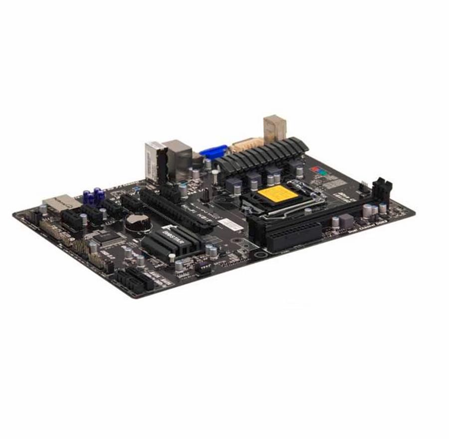Used 6 Gpu Mining Motherboard For Biostar Hi-Fi H81S2 Lga 1150 I7 I5 I3 Ddr3 Atx