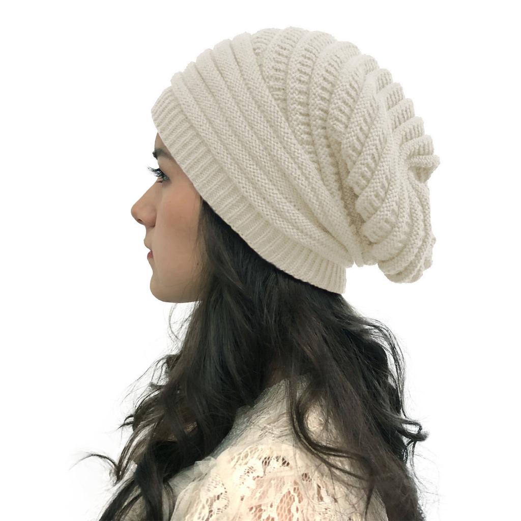 Hot-Selling European American Autumn Winter Beanies Versatile Pullover Hats for Outdoor