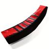 Non-Slip PU Leather Motocross Seat Cushion with Red Stripes for HONDA CRF YZF EXC SXF 125 150 Comfortable Rubber Cover for Enhanced Riding Experience