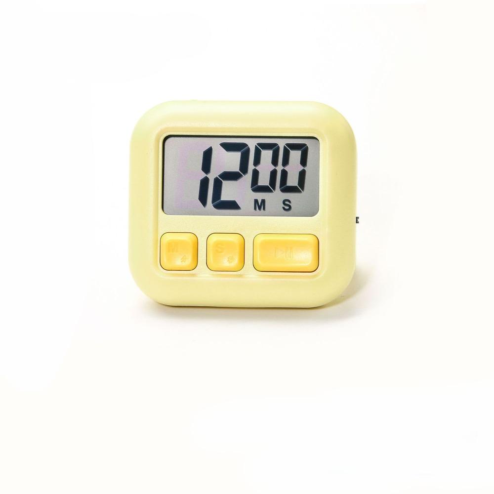 

ЖК-цифровой кухонный таймер с магнитным самодисциплинарным таймером обратного отсчета, управление временем, с подставкой, будильник, счетчик для офиса зелёный