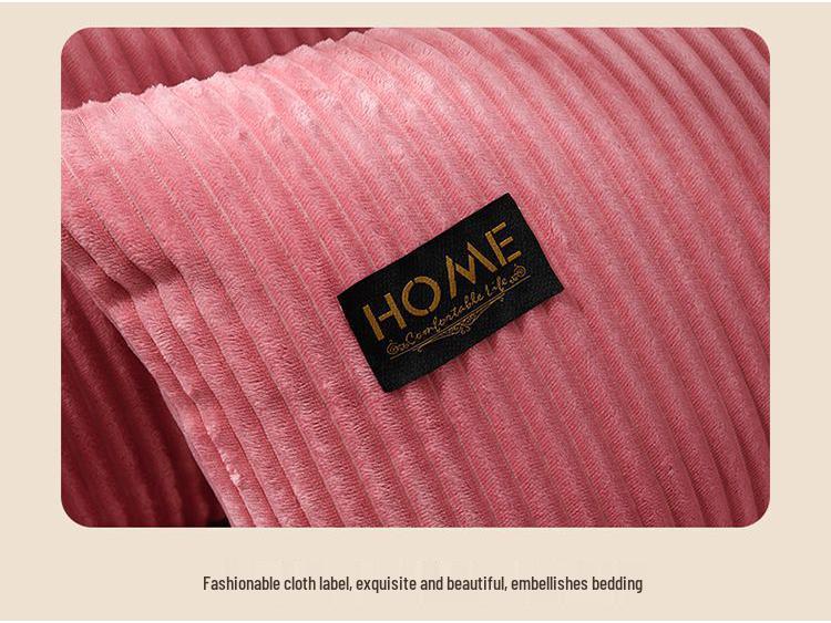 Dickes Winter-Korallenfleece-Bettdecken- und Bettlaken-Set - 4-teilige Samt-Bettwäschekollektion