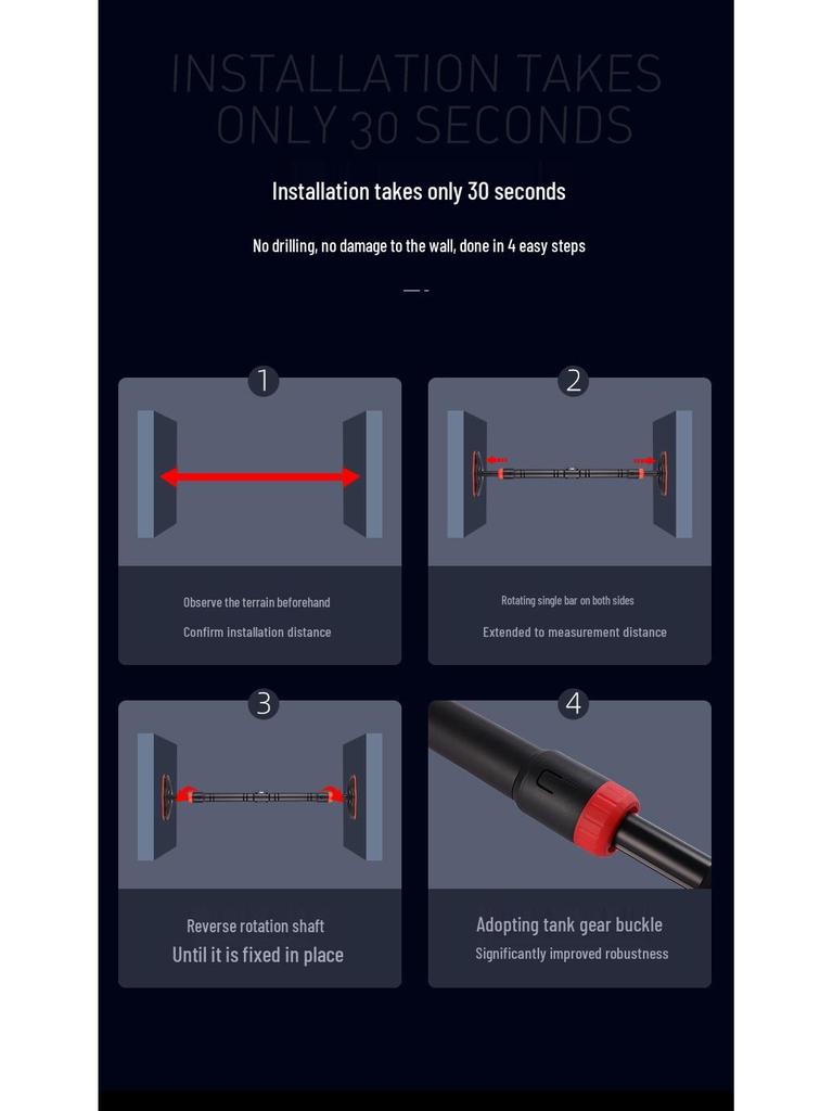 Door-Mounted Pull-Up Bar for Family Fitness