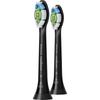 Philips 2 Philips Optimite Black toothbrush heads