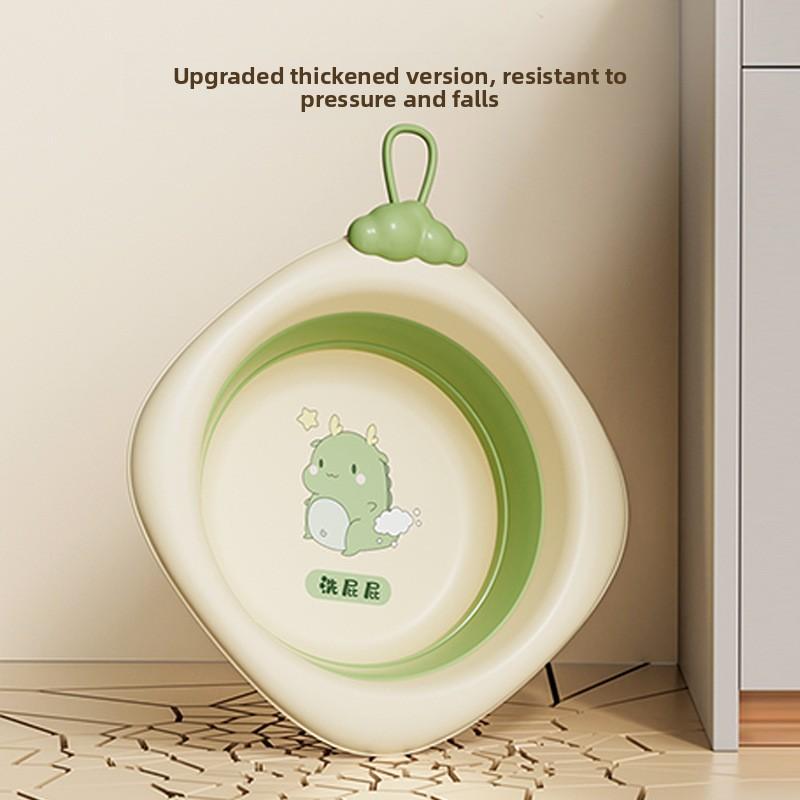 Foldable Baby Wash Basin Portable Infant Cleaning Tub Special Small Basin For Newborn Butt Washing Household Baby Care Accessories