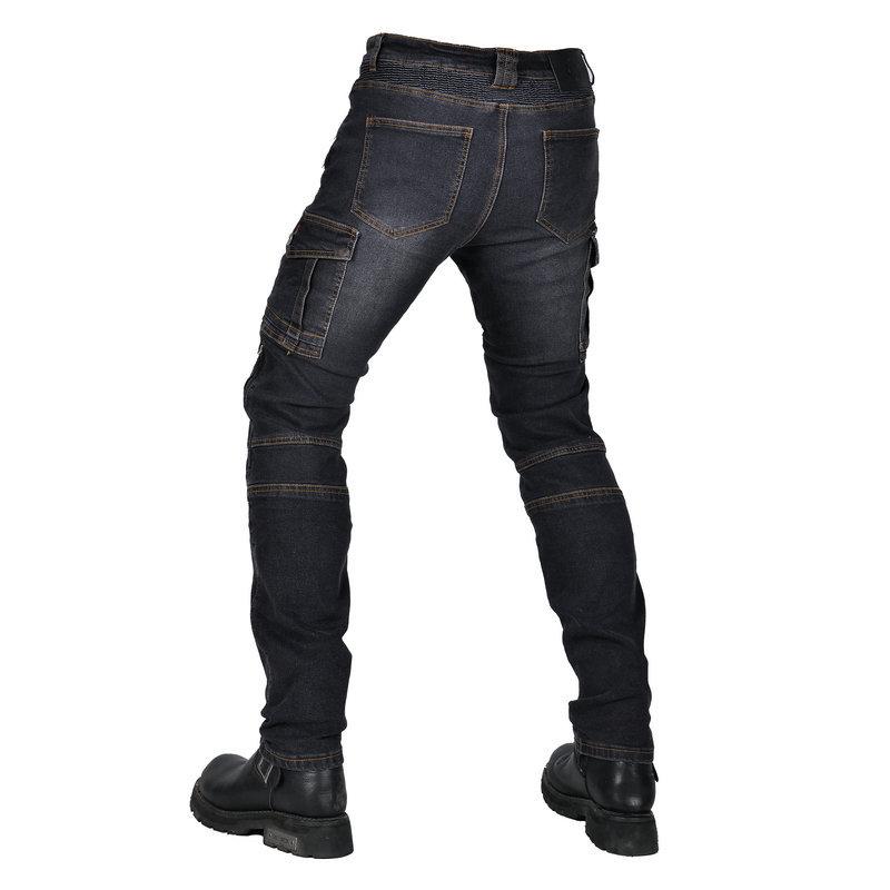 New product JES-24 motorcycle jeans men's locomotive retro casual adjustable knee pads anti-drop cycling pants