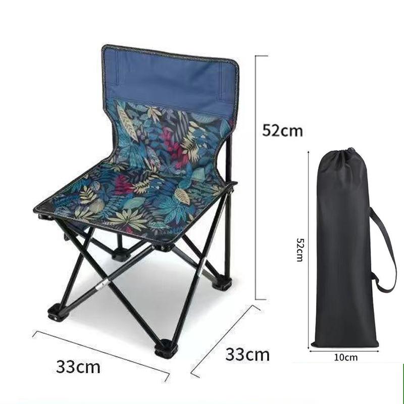 

1 шт. складные стулья для улицы, портативная скамья для рыбалки, искусства, отдыха, ультралегкий складной стул для кемпинга синий