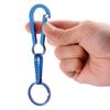 1Pc Titanium Alloy 5.9CM Buckle Hook Backpack Hook Clip Outdoor Keychain Climbing Carabiner