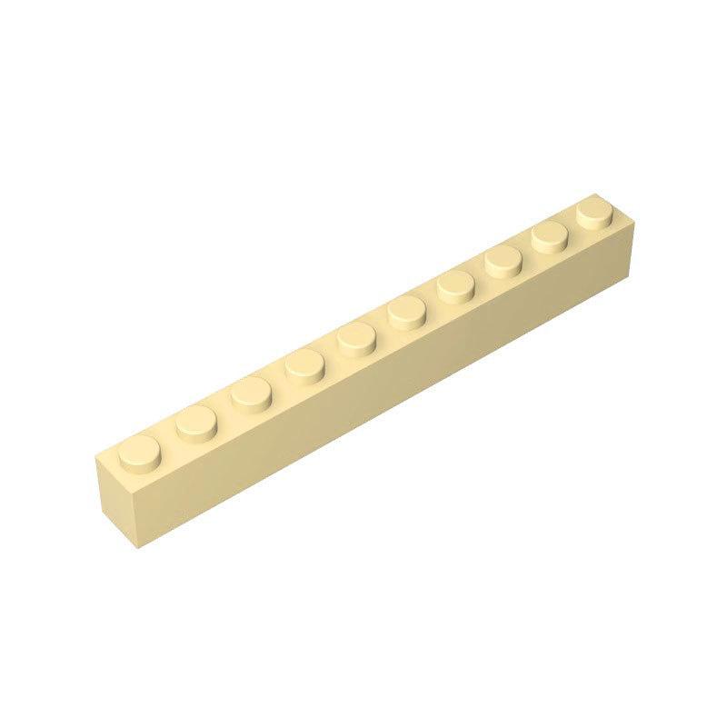 10pcs 6111 Brick 1 X 10 Collections Bulk Modular GBC Toys For Technical MOC Set DIY Compatible Sale Buildings Block