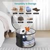 Stackable Round Brim Hat Storage Bag - Beach & Bucket Hat Organizer