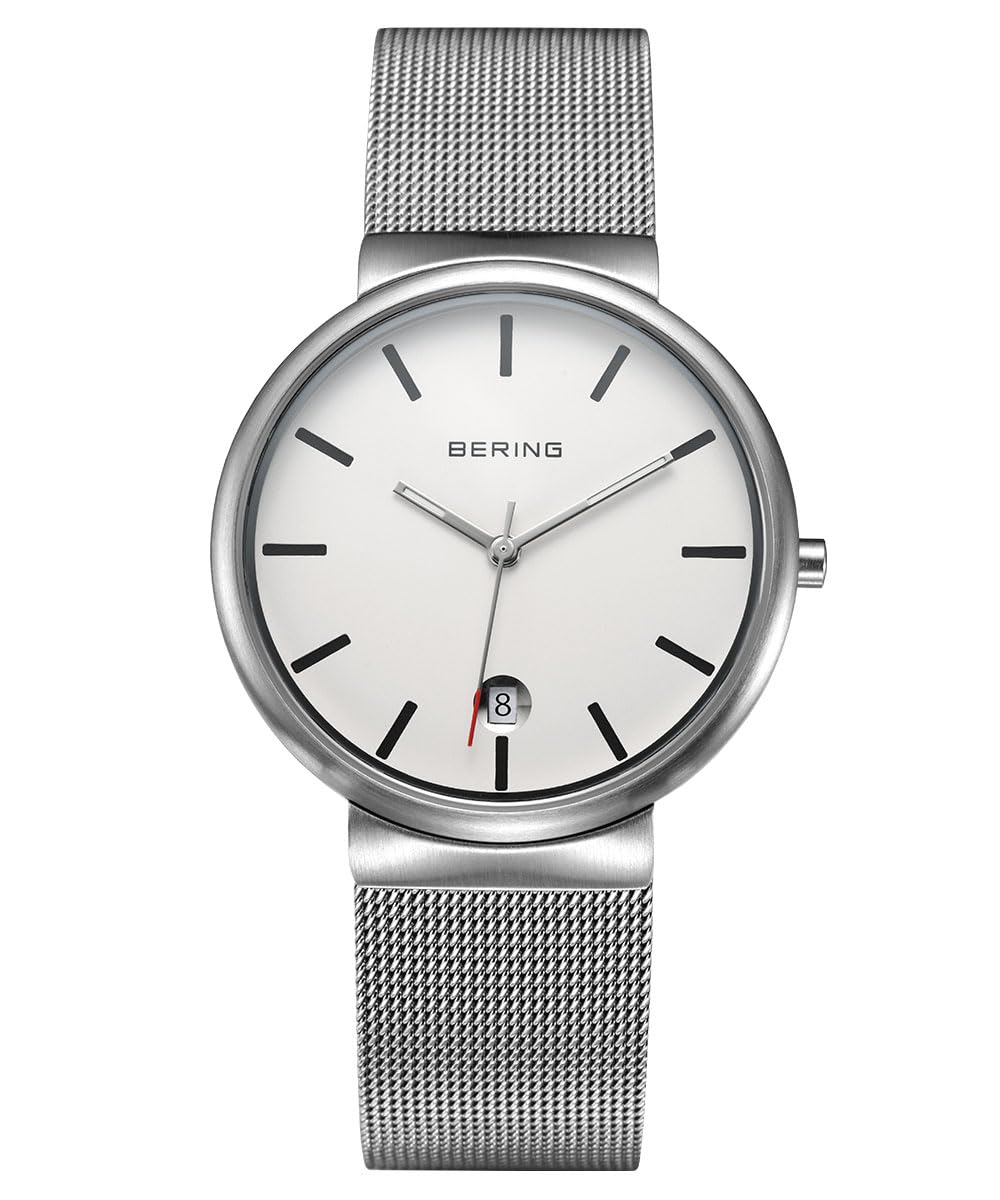 

Bering Classic Scandinavian Carving Mesh Watch Silver 11035-004