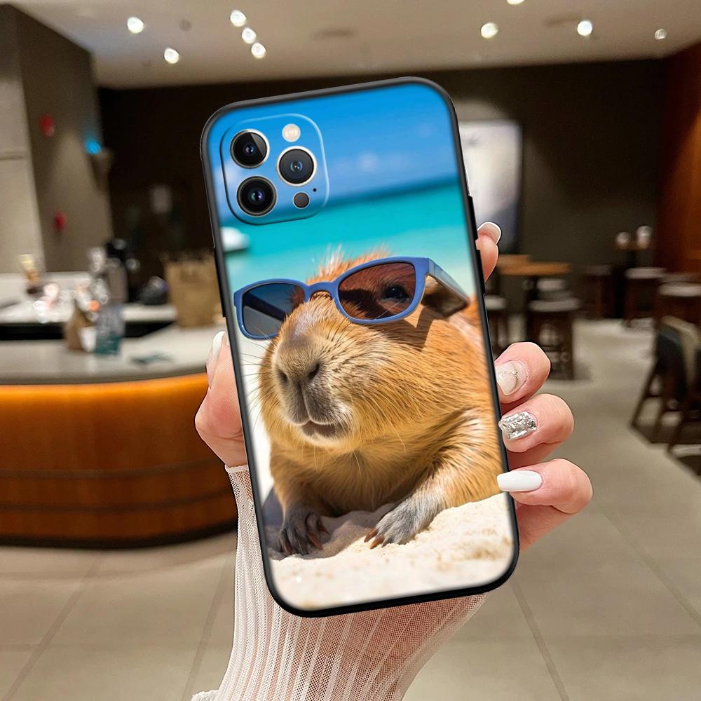 Cartoon  Capybara Cute New High-End Shell Phone Case for Xiaomi Poco C40 C50 C51 C55 C65 C71 C75 F2 F3 F5 F6 F7 M2 M3 Pro Ultra