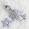 Creative Pentagram Cable Organizer INS Style Pure Cotton Fabric Cable Winder Headphone  Data Cable Storage and Organization