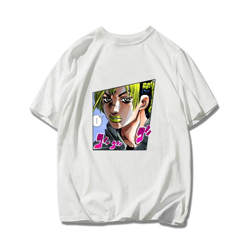 Jojo's Wonderful Adventure Empty Strip Xu Lun Stone Sea Sports Pure Cotton T-shirt Super Hot Men and Women Short-sleeved T-shirt