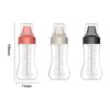 3pcs 350ml 5 Hole Squeeze Condiment Bottles with Nozzles Plastic Ketchup Mustard Hot Sauces Olive Oil Bottles Kitchen Accessories