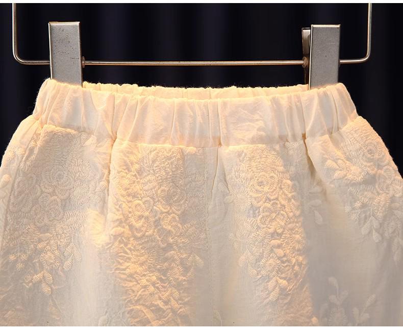 Sommer-Spitzentop & Shorts Set für Mädchen – Leichter Urlaubsstil