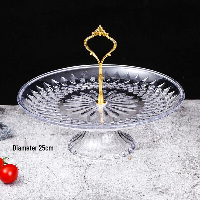European Style High-Footed Acrylic Fruit Bowl