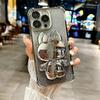 Shockproof Glitter Phone Case For Huawei Nova 13 Pro 12 11 10 9 8 7 6 5 Pro SE Invisible Makeup Mirror Rabbit Stand Soft Cover