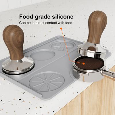 Espresso Tamping Matte Nicht-Slip Silikon Kaffee Tamper Matte Espresso Tamp Station Pad