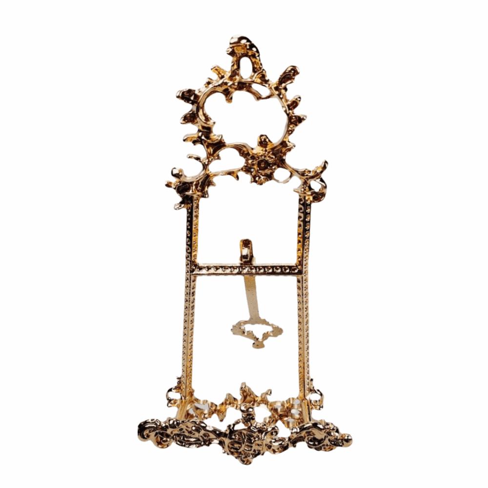 Elegant Frame Bracket Gold Display Storage Rack Plate Display Stand  Tabletop Decoration