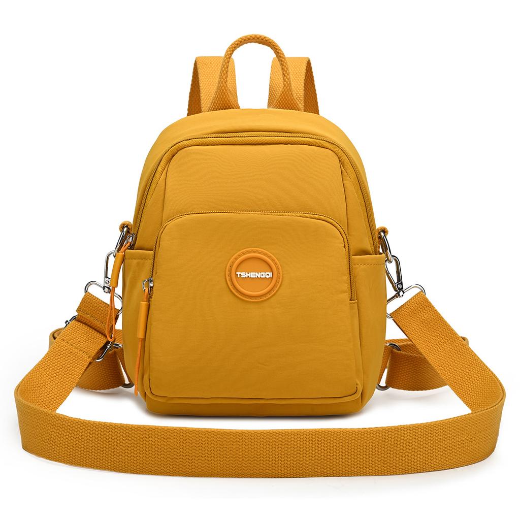 Schoolbag Korean Shoulder Portable Messenger Bag for Women 1011 New Niche Three-use Backpack Multi-functional Commuter Bag for Women