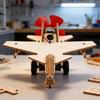 Montage zum Anfassen Holz-Kampfflugzeug-Modellbausatz Für Luftfahrt-Enthusiasten Studenten Praktisches Lernen Und Heimdekoration