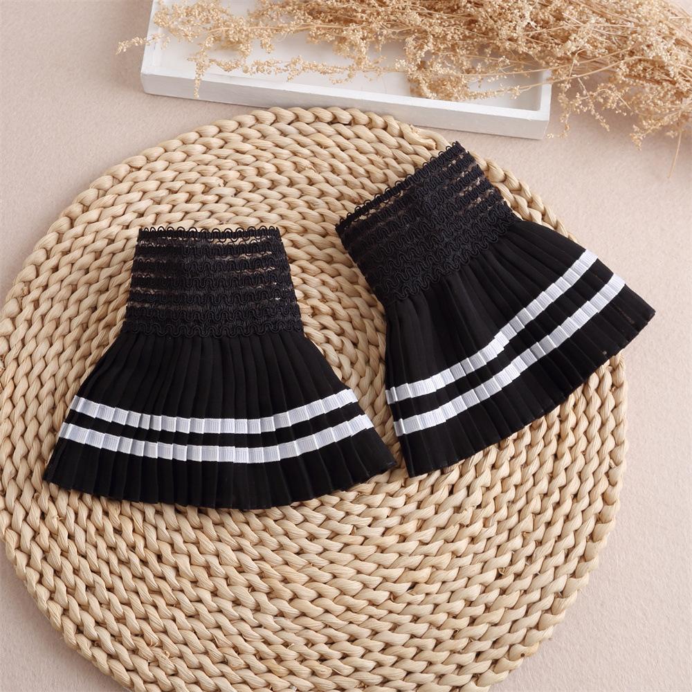 

Женская милая кружевная рубашка с поддельными рукавами, съемные расклешенные манжеты, платье-свитер, поддельные манжеты, декоративное удлинение рукава