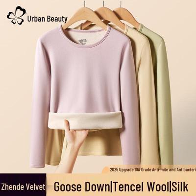 Urban Beauty Damen Gänsedaunen Tencel Deutscher Samt Thermoset
