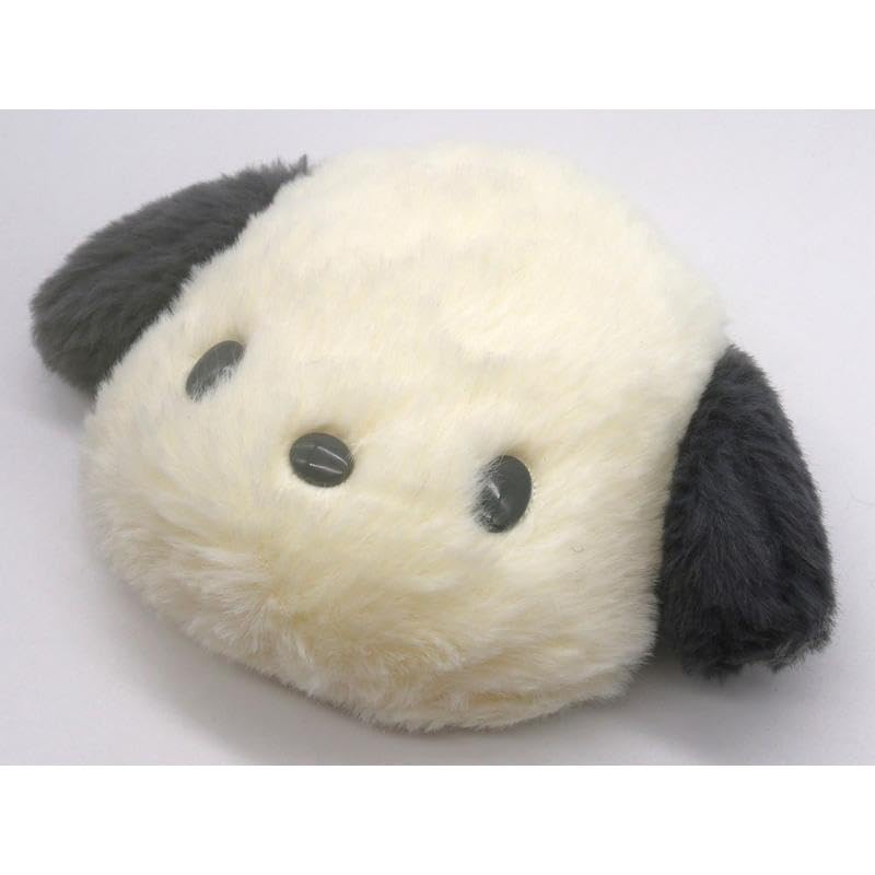 Pochacco Face Pass Case with Plush Toy Set Reel, (Pass Case, Ring)