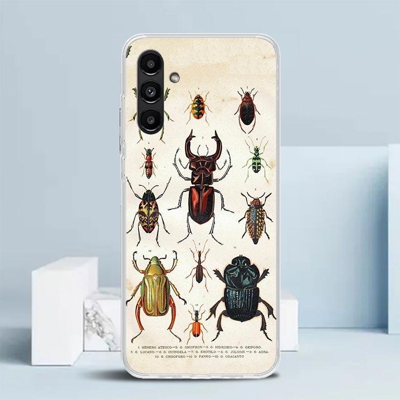 Bugs Bees Scientific Decomposition Cover for Samsung Galaxy A17 A37 A57 A16 A26 A36 A56 A15 A14 A55 Phone Case A13 A53 A25 A35 A