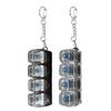 Keyboard Fidget Toys Transparent Lights Keycap Keychain Stress Relief Fingertip Gadget Decompressions Toys Clicker Fidget Toy