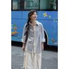 Striped Long-sleeved Shirt Jacket for Women Autumn New Loose Casual Lapel Shirt
