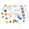 Cat Stick  Feather Toys Indoor Cats Pet Toys Feather Replacement Head Cat Sequins Feather Teaser Cat Bell Balls Fuzzy Ball Toys