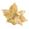 Christmas Tree Decoration Poinsettia Glitter Flower Delightful Baubles
