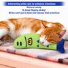 Cats Toy Catnip Fish, Interactive Squeaky Cats  Toy With Linen Fabric, Chew Toy For Cats Kittens, Self-Play Catnip Stuffed Fish Toy To  Bored