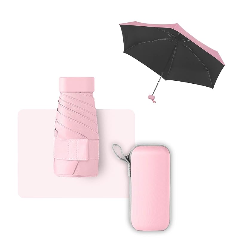 

parasol folding umbrella [Ultra light 214g Smartphone size] 6 bones Super water repellent Can be used all year round for both rain and shine