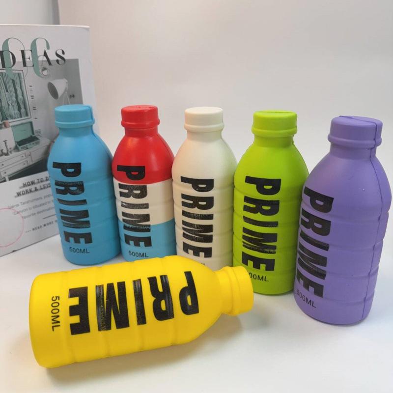 Creative PU Mineral Water Bottle Squeeze Decompression Toy