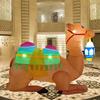 Inflatable Toys Muslim Islamic Ramadan Mubarak 2.4M/8FT Camel with Lamp LED Lights Eid Model Decorations for Celebrate Fasting