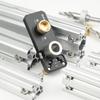 Aluminium Profil Bohrer Unterstützung Loch Bohrer Assistent Set, mit M6 M8 Bohrer, Universal Puncher Punch