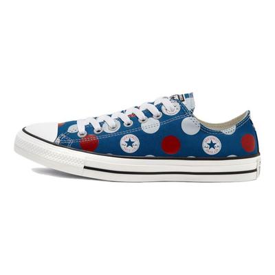 Chuck Taylor All Star Patch Play Comfortable Casual Waterproof Lightweight Low-top Canvas Shoes Unisex Blue