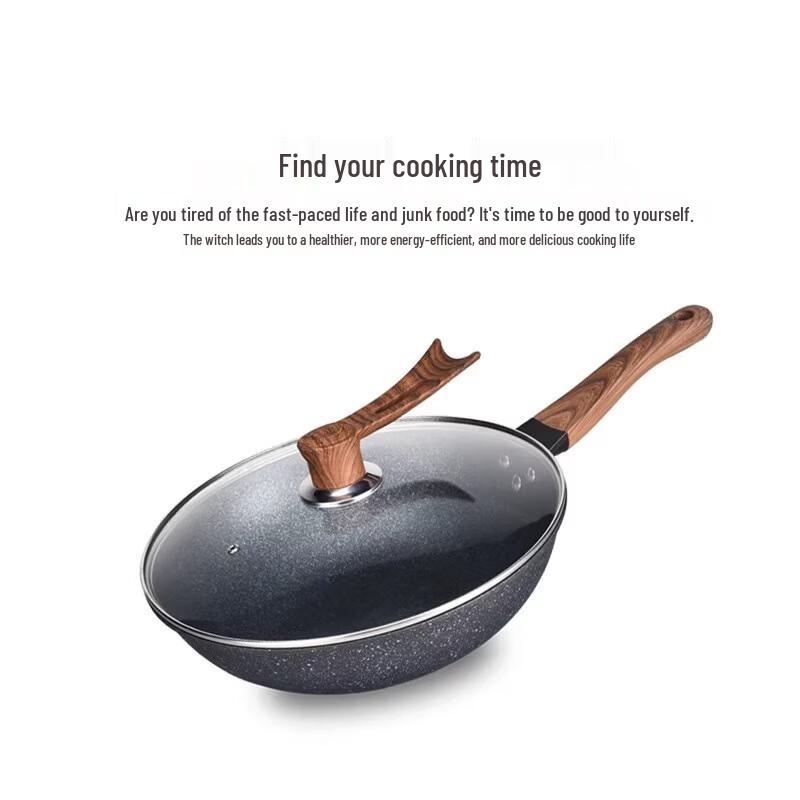 Urban Wife Yuefu 32CM Maifan Stone Non-Stick Wok