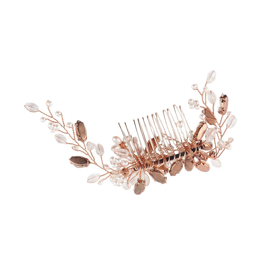 Pearl   Wedding Hair Comb Elegant Bendable Pearl Hair Pieces Bridal Wedding Hair Accessories