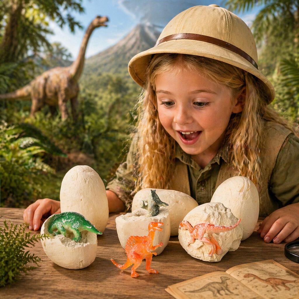 [PACK] Dinosaur Mine Excavation Set with 12 Large Eggs Z3304