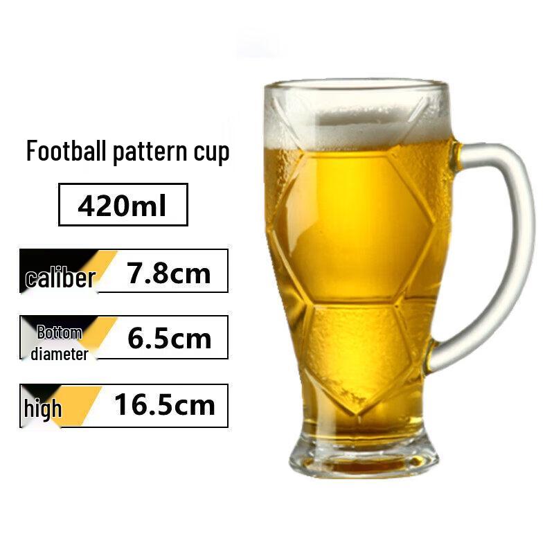 1000ml Pineapple Glass Beer Mug with Handle
