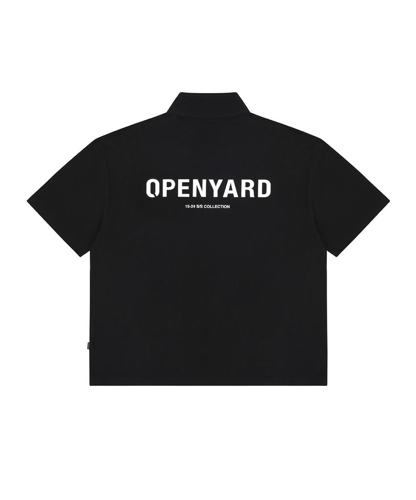 Opeunyadeu(Owai) Opyd Half Zipper T-Black