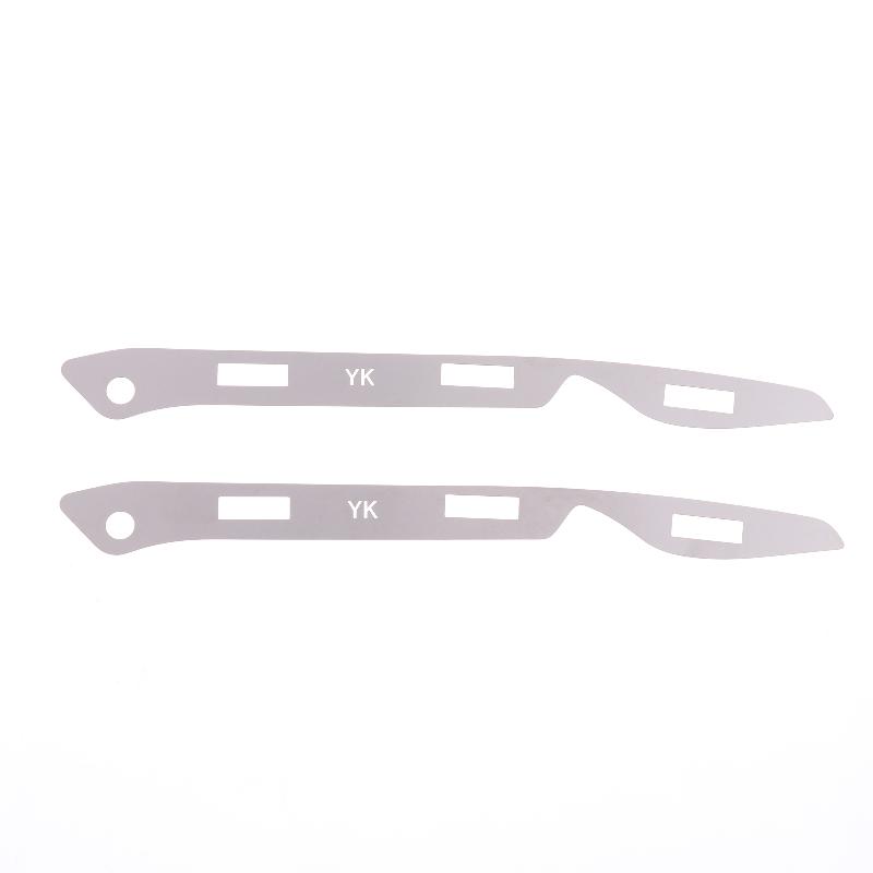 2Pcs Front Bumper Repair Metal Plate Buckle Broken Opening Rotten Buckle Repairer Bracket For Jade 2013-2020