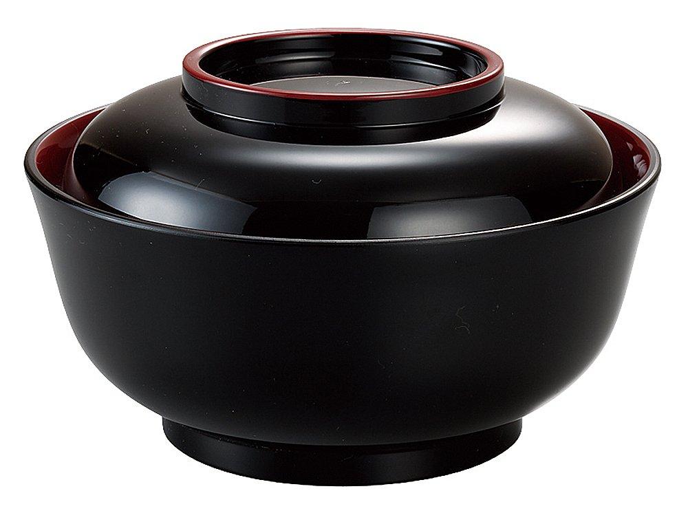 

Miyamoto Sangyo Unaju Black with Red 900ml Bowl, Round, Interior, чёрный